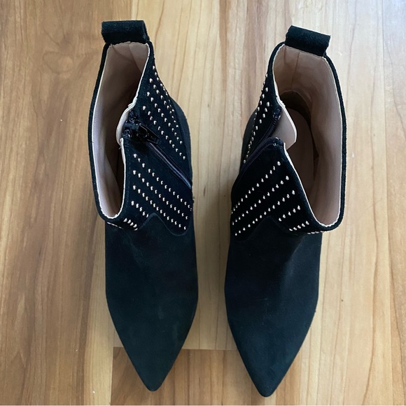 ZARA SUEDE ANKLE KITTEN HEEL BOOTS :D - Picture 4 of 16